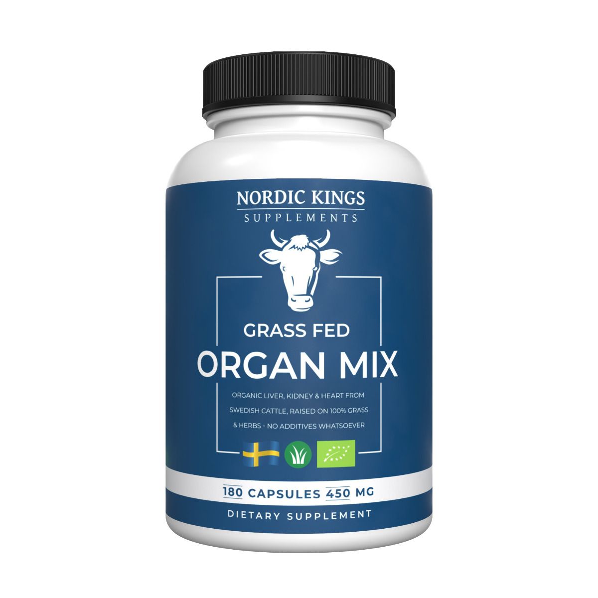 Organic Orgaan Mix - Grass Fed Organ Mix - 180 capsules Top Merken Winkel